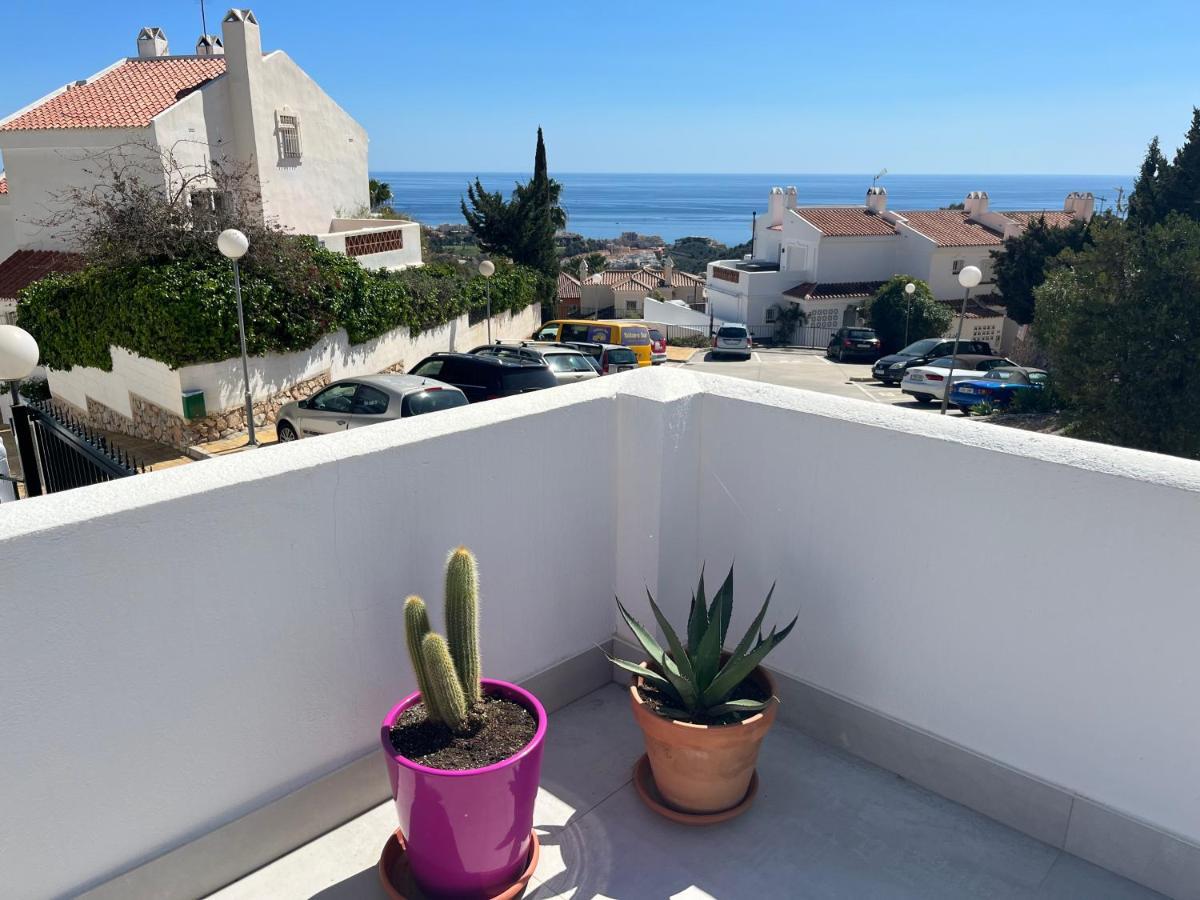 A Terrace With Sea View, 2 Bedrooms Apartment In Benalmádena Esterno foto